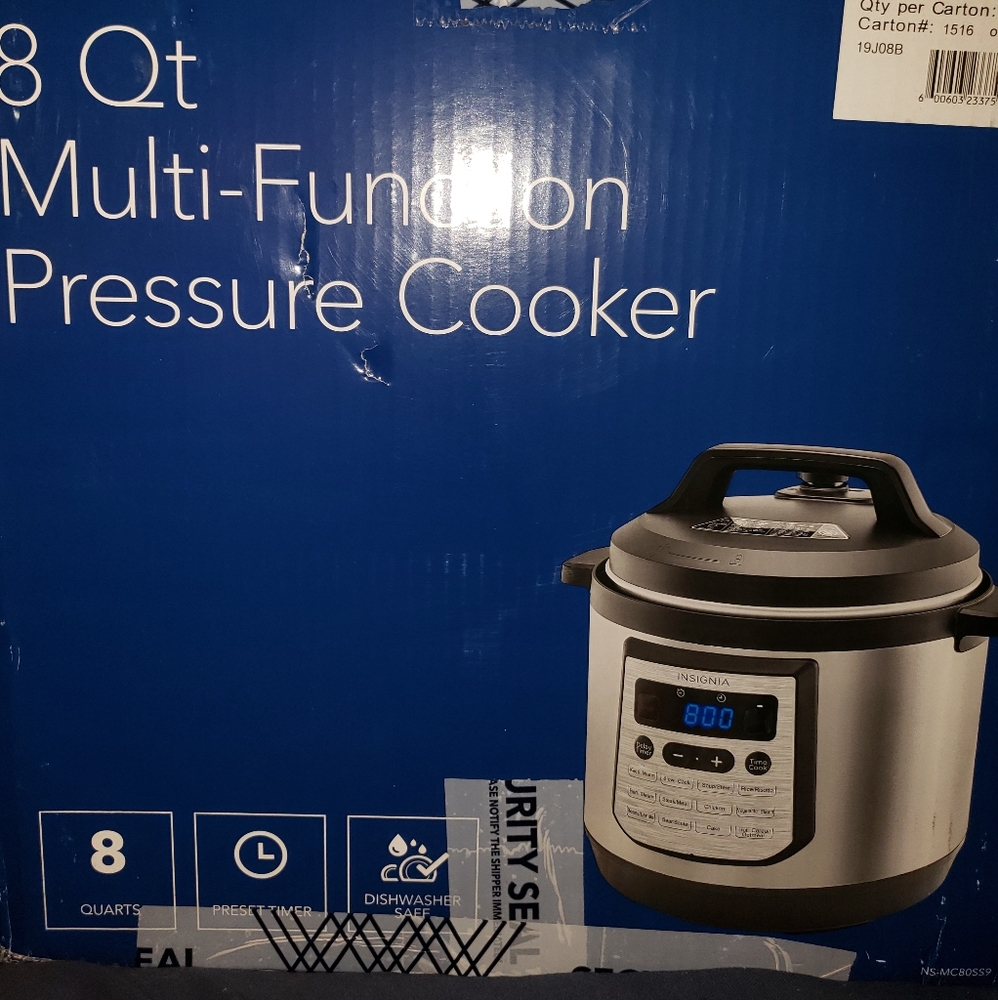 🥘INSIGNIA 8QT PRESSURE COOKER - Picture 6 of 7